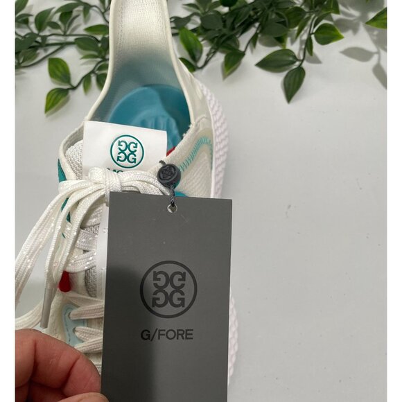 G/Fore MG4X White Athletic Shoes Womens Size 5 Knit Upper Lightweight Design - Picture 15 of 16